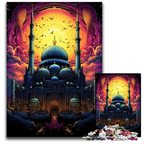 1000-teiliges Puzzle für Erwachsene Türkiye Hagia Sophia schwierige Puzzles für Erwachsene ideal für Teenager und Sammler Reisegeschenk Familienaktivität 1000 Teile (38x26cm) von CYSEHKRBL