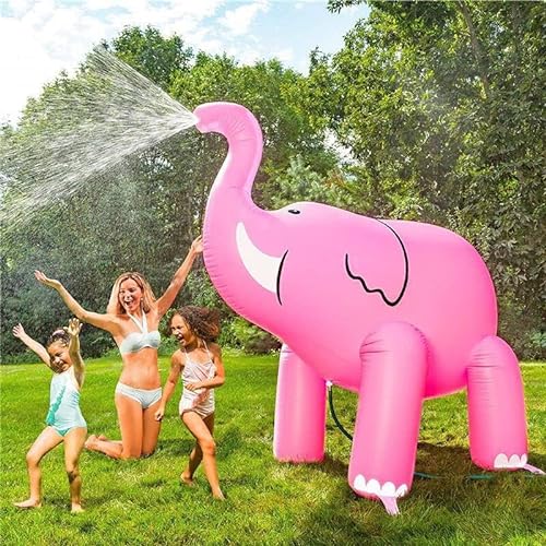 Aufblasbarer Wasserelefanten-Sprinkler, Sprinkler für Kinder, Rasenbewässerung und Beregnung von Elefanten im Sommer, aufblasbare Geburtstagsparty, Hof-Wasserspielzeug, Geschenke (220 x 100 x 160 cm) von CYTBEK