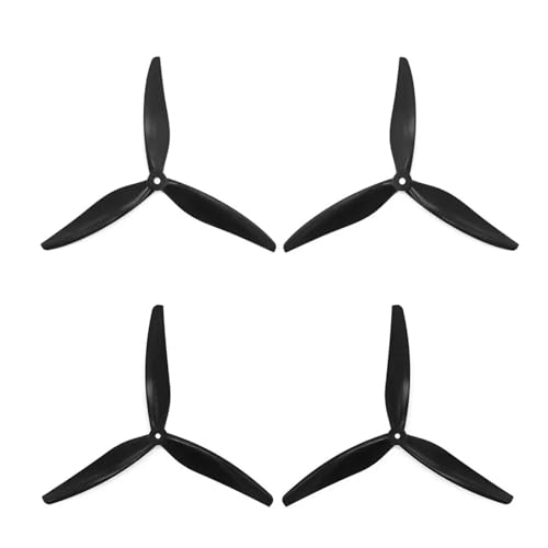 Kompatibel mit GEMFAN, 3-Blatt-Propeller aus schwarzem Nylon for 8-Zoll-Multirotor-Drohnen von CYWDHFO