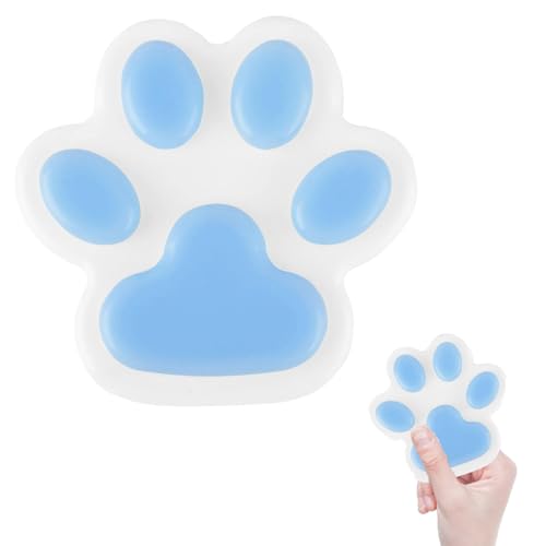 Katzenpfoten Squishy,Squishy Pfote XXL,Katzenpfoten Spielzeug,Katzenpfote,Katzenpfote Groß,Katzenpfoten-quetschspielzeug,Hergestellt Aus TPR-Kunststoff,Geeignet Für Stressabbau,Spiel(Blau) von CYXZMYA
