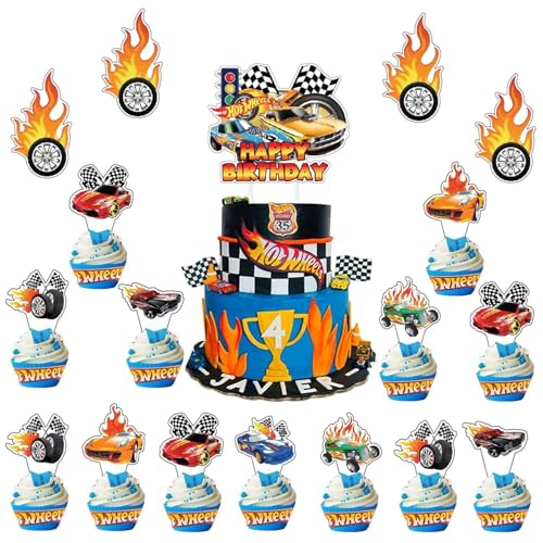 29 Stück Hot Whels Tortendeko Jungen, Hot Wh-els Kuchen Deko Kindergeburtstag,Rennwagen Kuchen Topper, Tortendeko Geburtstag hot Cars, Hot Wh-els Kuchen Deko Kindergeburtstag, Cake Topper 29 Stück Hot Whels Tortendeko Jungen, Hot Wh-els Kuchen Deko Kindergeburtstag,Rennwagen Kuchen Topper, Tortendeko Geburtstag hot Cars, Hot Wh-els Kuchen Deko Kindergeburtstag, Cake Topper von CYZJPRVN