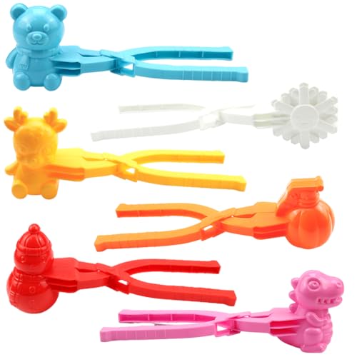 CYZJPRVN 6 Stück Schneeballmaschine, Plastikschneeballclip, Winter-Schneeball-Maschinen-Clip, Griff-Schneeball-Clip, Schneeball-Clip für Schneeballkämpfe, Outdoor Aktivitäten, Strandspieler, Kinder CYZJPRVN 6 Stück Schneeballmaschine, Plastikschneeballclip, Winter-Schneeball-Maschinen-Clip, Griff-Schneeball-Clip, Schneeball-Clip für Schneeballkämpfe, Outdoor Aktivitäten, Strandspieler, Kinder von CYZJPRVN
