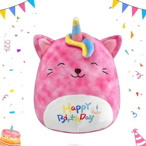 CYZJPRVN Happy Birthday Plüschtier, 20CM Kuchen Katze Plüschtier,Plüsch Kuscheltier Katze Cartoon Plüschkissen, Geburtstag Geschenk für Kinder Jungen Mädchen CYZJPRVN Happy Birthday Plüschtier, 20CM Kuchen Katze Plüschtier,Plüsch Kuscheltier Katze Cartoon Plüschkissen, Geburtstag Geschenk für Kinder Jungen Mädchen von CYZJPRVN