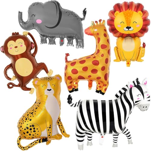 CYZJPRVN Waldtiere Folienballons 6 Stücke, Airwalker Ballon,Helium Ballons Tiere luftballon, Kinder geburtstag Party Deko Geburtstagsgeschenk Waldtiere Ballons für Kinder Geburtstag Party Deko CYZJPRVN Waldtiere Folienballons 6 Stücke, Airwalker Ballon,Helium Ballons Tiere luftballon, Kinder geburtstag Party Deko Geburtstagsgeschenk Waldtiere Ballons für Kinder Geburtstag Party Deko von CYZJPRVN