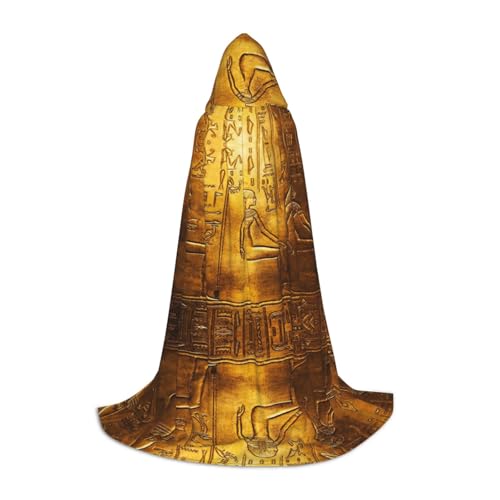 CZDBNLHF Ägypten Hieroglyphen Druck Halloween Umhang Gruselkostüm Zubehör für ein unvergessliches Halloween CZDBNLHF Ägypten Hieroglyphen Druck Halloween Umhang Gruselkostüm Zubehör für ein unvergessliches Halloween von CZDBNLHF