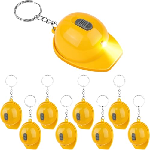CZFLXLJ Miniatur-Bauhelm, Bau-Partyzubehör, kleiner Sicherheitshut, Schlüsselanhänger für Kinder, Mini-Taschenlampe, Helm, Schlüsselanhänger für Bau, Geburtstag, Party, Geschenke, Dekorationen, 9 CZFLXLJ Miniatur-Bauhelm, Bau-Partyzubehör, kleiner Sicherheitshut, Schlüsselanhänger für Kinder, Mini-Taschenlampe, Helm, Schlüsselanhänger für Bau, Geburtstag, Party, Geschenke, Dekorationen, 9 von CZFLXLJ