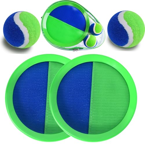 CZMAO Outdoor Spiele für Kinder Outdoor Spielzeug für Kinder Outdoor Toss and Catch Ball Set (dunkelgrün) CZMAO Outdoor Spiele für Kinder Outdoor Spielzeug für Kinder Outdoor Toss and Catch Ball Set (dunkelgrün) von CZMAO