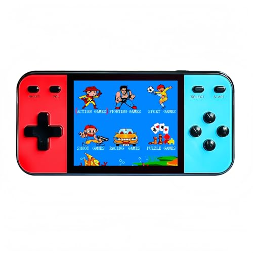 CZT 3.0" Handheld-Videospielkonsole 240 integrierte Spiele für Action, Kampf, Sport, Schießen und Rennen TV-Anschluss Elektronisches Puzzle-Spielzeug für Zuhause von CZT