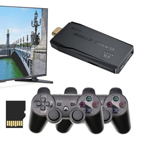 CZT 4K Mini 2.4G Wireless Game Stick Controller Gamepad HDMI-Ausgang 64GB Eingebaute 18000 Spiele 9 Arten von Simulatorspielen können archiviert/gesucht/gesammelt werden von CZT