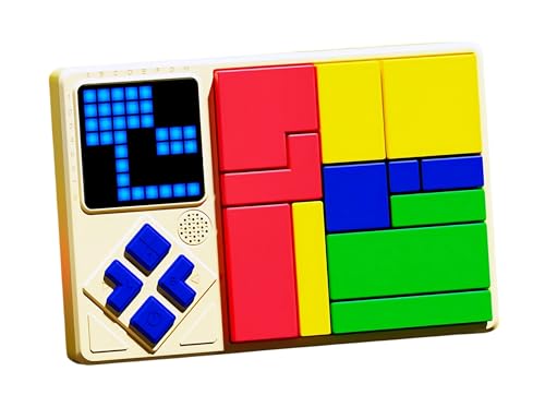 CZT Elektronisches Puzzle Spielkonsole Baustein Puzzle-Spielzeug Labyrinth 510 Spiellevel Interaktives Eltern-Kind-Spiel Konzentrations-/Denktraining Kinder/Jugendliche Geburtstagsgeschenk (Blau) von CZT