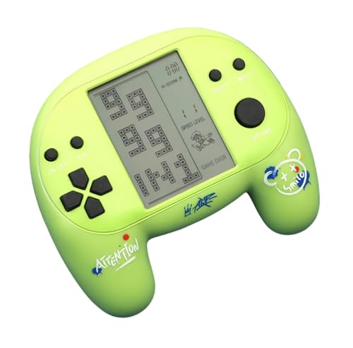 CZT Handle Brick-Spielkonsole 4,1 Zoll Tolles Griffgefühl 2574 in 1 Spiele Handheld Retro-Puzzle-Blockspiele für Unterwegs/Drinnen/Draußen Kinder/Studenten/Teenager (Grün) von CZT