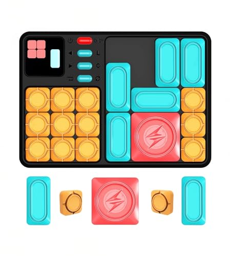 CZT Super-Labyrinth-Spiel Block-Puzzle-Spielekonsole Tragbares Handheld Taschenspielautomat Puzzle-Fluchtspiel Elektronisches Spielzeug Eltern-Kind-Interaktion Geschenke für Kinder/Erwachsene/Ältere CZT Super-Labyrinth-Spiel Block-Puzzle-Spielekonsole Tragbares Handheld Taschenspielautomat Puzzle-Fluchtspiel Elektronisches Spielzeug Eltern-Kind-Interaktion Geschenke für Kinder/Erwachsene/Ältere von CZT