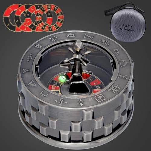 CZYY Roulette-Würfel, 7-in-1-Metall-Spinner-Würfel-Set, einzigartige drehende Würfel, Schreibtisch-Fidget-Gadget, coole DND-Rollenspiel-Würfel, Geschenk und Zubehör für D&D, Tisch-RPG, Brettspiel CZYY Roulette-Würfel, 7-in-1-Metall-Spinner-Würfel-Set, einzigartige drehende Würfel, Schreibtisch-Fidget-Gadget, coole DND-Rollenspiel-Würfel, Geschenk und Zubehör für D&D, Tisch-RPG, Brettspiel von CZYY