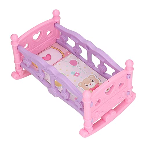 1:12 Skala Dollhouse Babybett, Niedliche Miniaturmöbelzubehör Puppe Krippe für Schlafzimmer L 1:12 Skala Dollhouse Babybett, Niedliche Miniaturmöbelzubehör Puppe Krippe für Schlafzimmer L von CaCaCook