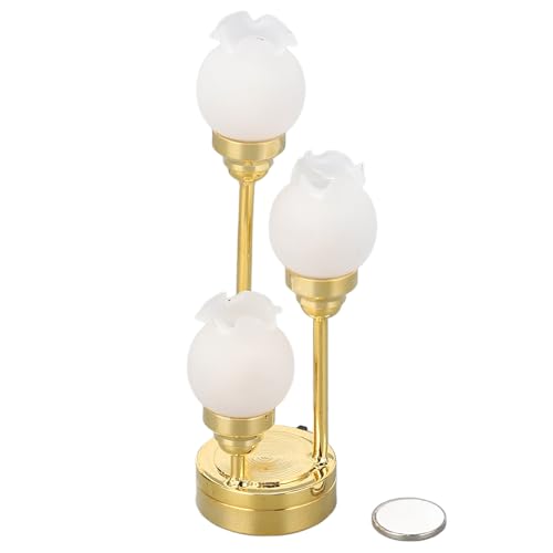 CaCaCook 3 Blütenknospen Dollhouse Lampe, 1: 12 -Skala Deckenleuchte, Mini -LED Licht Miniatur Puppenhauslampe Dekoration für Puppenhauszubehör CaCaCook 3 Blütenknospen Dollhouse Lampe, 1: 12 -Skala Deckenleuchte, Mini -LED Licht Miniatur Puppenhauslampe Dekoration für Puppenhauszubehör von CaCaCook