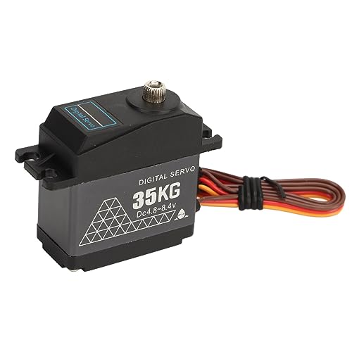 CaCaCook 35 Kg High RC Servo Wassersicheres Digitales Metallservo für 1/8 1/10 /12 Fernbedienungssteuerroboter von CaCaCook