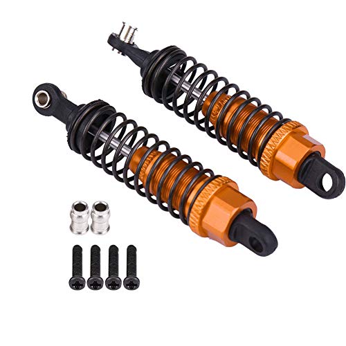 CaCaCook Aluminiumlegierung für FS 1/18 RC Truck, 2pcs/Set, Leichte Upgrades, Glänzend, Ausgewogenes Fahren, Modellauto (736092-or orange) von CaCaCook