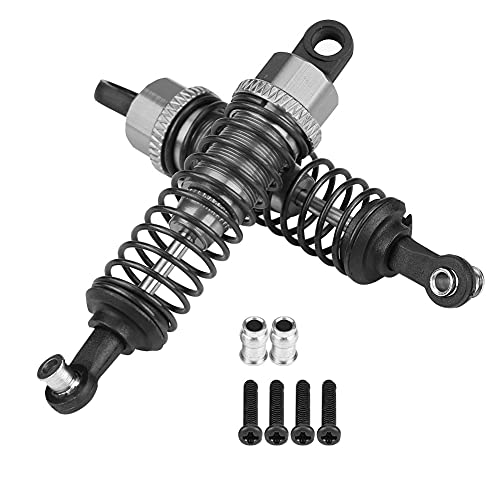 CaCaCook Aluminiumlegierung für FS 1/18 RC Truck, 2pcs/Set, Leichte Upgrades, Glänzend, Ausgewogenes Fahren, Modellauto (736092T Titan grau) von CaCaCook