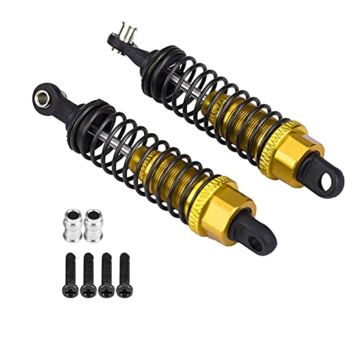 CaCaCook Aluminiumlegierung für FS 1/18 RC Truck, 2pcs/Set, Leichte Upgrades, Glänzend, Ausgewogenes Fahren, Modellauto (736092y Golden) von CaCaCook