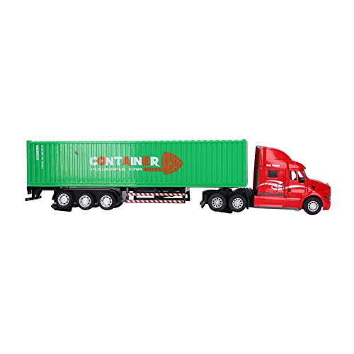 CaCaCook Container Truck Modell 1:48 Vivid Exquisite Schöne Dekorative Spielzeugverzierung seit über 3 Jahren (Grün) von CaCaCook