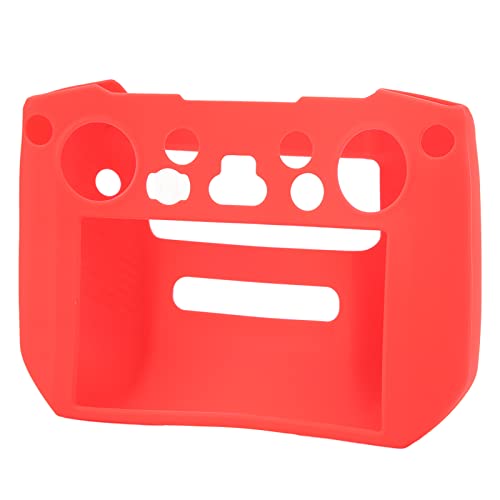 CaCaCook Drohnenfernbedienungsbedeckung Elastischer Silikonregler Schutzfall für 3 RC Pro (Rot) von CaCaCook
