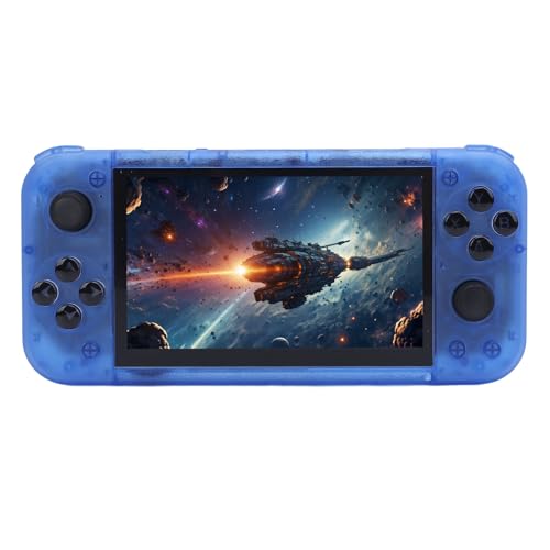 CaCaCook Handheld -Retro -Spielkonsole, 5 -Zoll -IPS -Bildschirm 2GB DDR4 USB C Video Game Console 64 GB mit Großem Bildschirmspiel, Doppelten 3D -Joysticks und MP4 -Funktionalität von CaCaCook