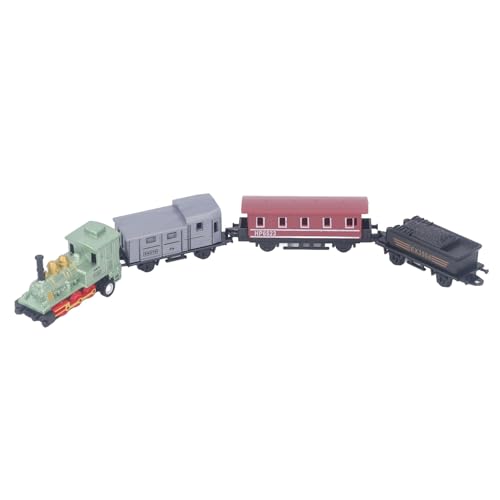CaCaCook Model Toy Dampf -Modell Spielzeug Vintage -Legierung Ziehen Sie die Fähigkeit Zum Bildungsmodell Zug für zurück. (Grün) von CaCaCook