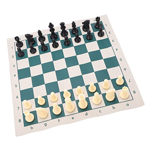 CaCaCook PVC Tragbare Schachreise Tragbare Klappschach -Sets für Indooroutdoor -Spielenrelaxation von CaCaCook