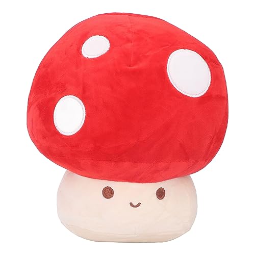 CaCaCook Pilz Plüsch Stofftier, Rotes Kuscheliges Plüsch Pflanzenserien Spielzeug, Weiches Stofftier in Pilzform, Süßes Pilz Puppenkissen, Geeignet für Geburtstagsgeschenke CaCaCook Pilz Plüsch Stofftier, Rotes Kuscheliges Plüsch Pflanzenserien Spielzeug, Weiches Stofftier in Pilzform, Süßes Pilz Puppenkissen, Geeignet für Geburtstagsgeschenke von CaCaCook