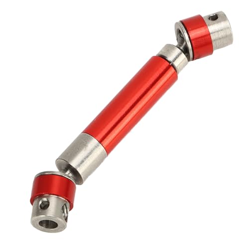 CaCaCook RC -Autoantriebswelle Metall Middle Getriebewelle Austausch für SCX24 1/24 Kletterwagen 50-63 Mm (Rot) von CaCaCook