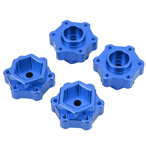 CaCaCook RC-Radsechskantadapter, Konverter, Verbreiterung 5 Mm, Aluminiumlegierung für 1/8 Truck, LOSI LMT Starrachse (Blau) von CaCaCook
