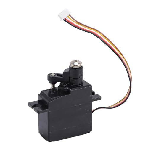 CaCaCook RC -Servo, 1/18 RC -Auto 5 Drahtservo für HS18301 HS18302 HS18303 HS18304 HS18311, Glättere Manöver mit Genauer Kontrolle und Haltbarkeit von CaCaCook