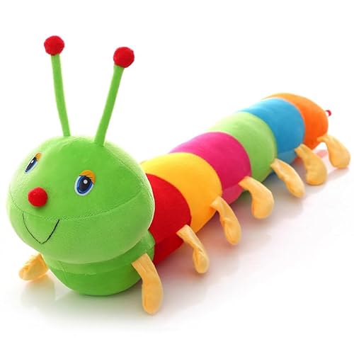 CaCaCook Raupe Stofftier Plüsch,Bunte Raupe Plüschtier,50CM Bunte Lange kognitive Plüsch Wurm gefüllte Puppe,Weiches Süßes Buntes Raupenspielzeug für Geburtstag Kinder Kinderspielzeug CaCaCook Raupe Stofftier Plüsch,Bunte Raupe Plüschtier,50CM Bunte Lange kognitive Plüsch Wurm gefüllte Puppe,Weiches Süßes Buntes Raupenspielzeug für Geburtstag Kinder Kinderspielzeug von CaCaCook