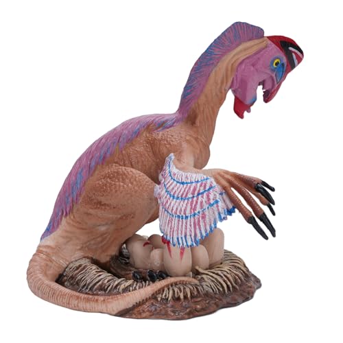 CaCaCook Realistisches Oviraptor -Dinosaurierspielzeug, Große Figur mit Exquisiten Details und Lebensechte Merkmale, Ideale, Hergestellt aus Hochwertigen Materialien (Rosa) von CaCaCook