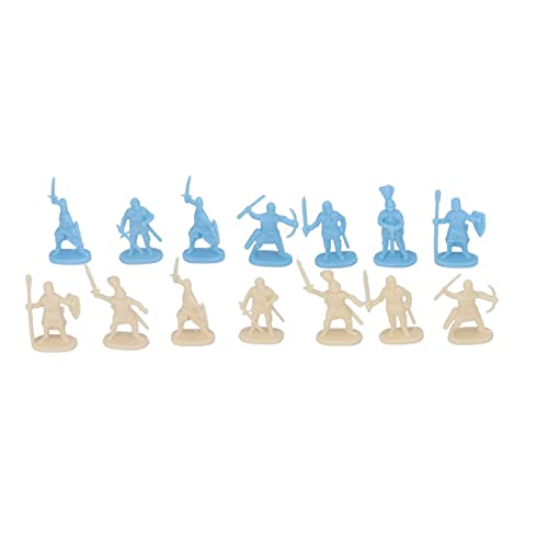 CaCaCook Skelettsoldat, 200pcs Mini Soldier Armys für Action -Figuren Kleines Soldatmodell, Mittelalterliche Soldaten Figuren Spielzeug für über 3 Jahre Alt von CaCaCook