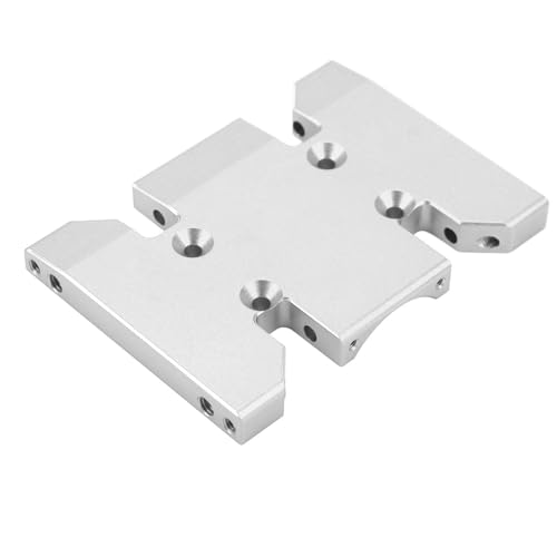 CaCaCook Skid -Platte, Professionelle Aluminiumlegierung Hochfestes Getriebe für SCX10 Pro RC -Autozubehör (Silber) von CaCaCook