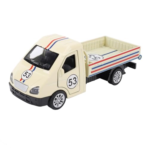 CaCaCook Spielzeug für Alloy -LKW -Modell, 1:32 Lifelikum LKW, Spielzeugwagen, Geburtstagstortendekoration (Hellgelb) von CaCaCook