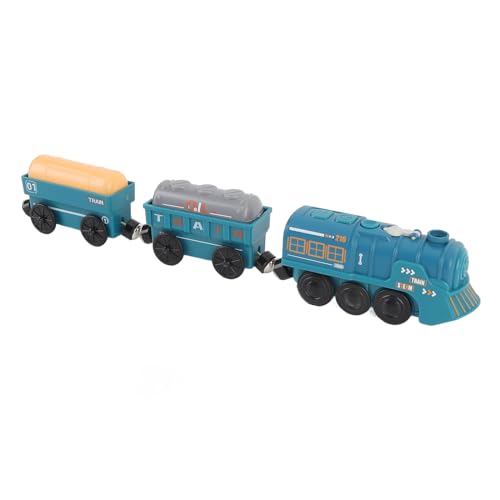 CaCaCook Toy Electric Zug -Zug -Set Batteriebetriebener Einfach zu Bedienen Simulation Elektrische Dampf Lokomotive Set Spielzeug für Mädchen (Grün) von CaCaCook