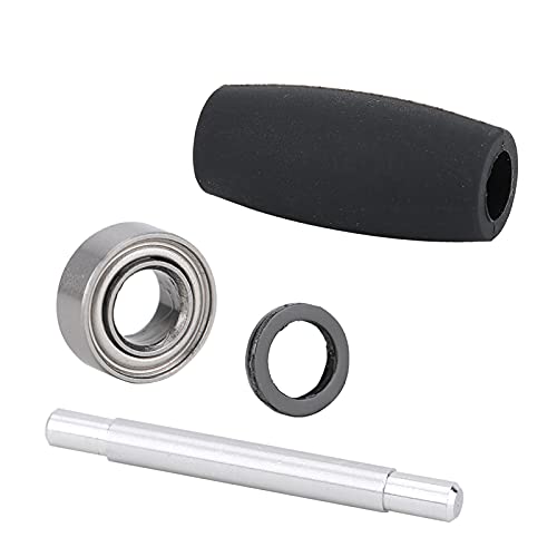 CaCaCook Tragrad für Robo Master S1, & Stoßdämpfer, Hoher Standard, Fit mit Aluminium Legierung Swelle, Rad für Robo Master S1 (Schwarz) von CaCaCook