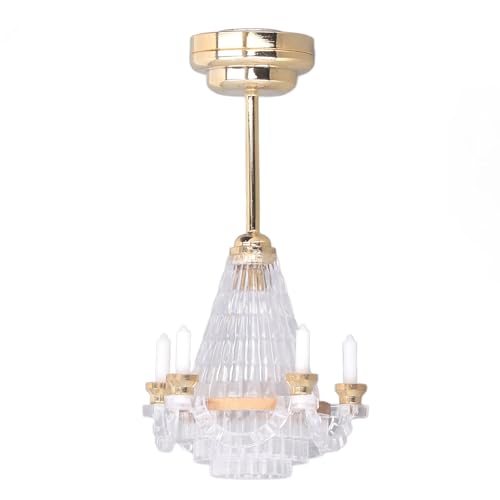 Dollhouse Candlestick Lamp, 1: 12 Skala Europäischer Stil Vintage Exquisite Decorative Miniatur Candlestick Light für Puppenhauszubehör Dollhouse Candlestick Lamp, 1: 12 Skala Europäischer Stil Vintage Exquisite Decorative Miniatur Candlestick Light für Puppenhauszubehör von CaCaCook