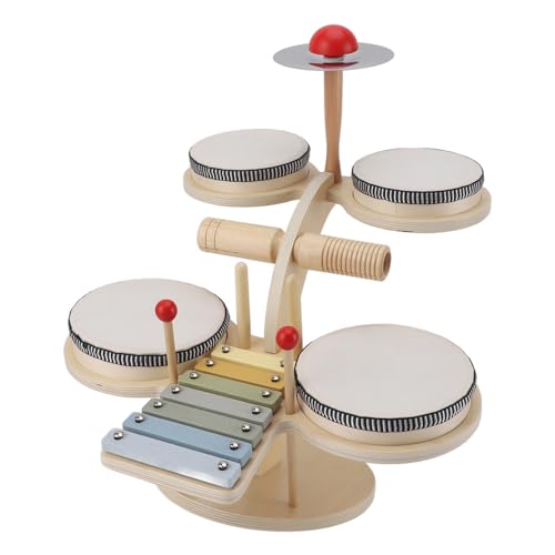 Holztrommeln Set, Musik Lernen Kognitive Entwicklung Praktizieren Schlagzeug Kit von CaCaCook