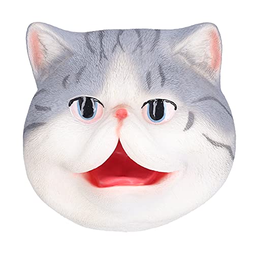Katzenhandpuppen, Interaktives Kinderspielzeug mit Beweglichen Mund für Geschichtenerzählen und Rollenspiele, Tierhandspielzeug, Interaktives Kinderspielzeug von CaCaCook