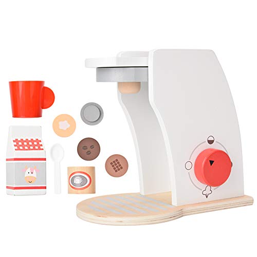 Kinderspielhaus-Spielzeug aus Holz, Simulationsküche, Kochen, Kaffeemaschine, Spielzeug Kinderspielhaus-Spielzeug aus Holz, Simulationsküche, Kochen, Kaffeemaschine, Spielzeug von CaCaCook
