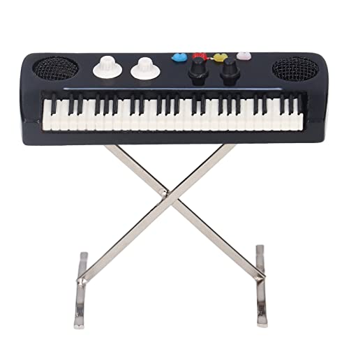 Miniatur -elektronisches Organmodell, 2,8 -Zoll Elektronik Tastatur Organ mit Gehäuse Musikinstrument, Puppenhausmodell ELECTONE Weihnachtsschmuck Geschenke von CaCaCook
