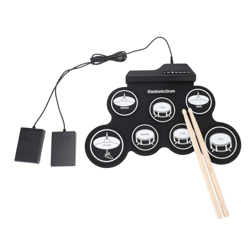 CaCaCook Tragbarer Pad -Maschine, Elektronisches Kit mit Realistischer Klangqualität für Anfänger, Großartig für, Rock von CaCaCook