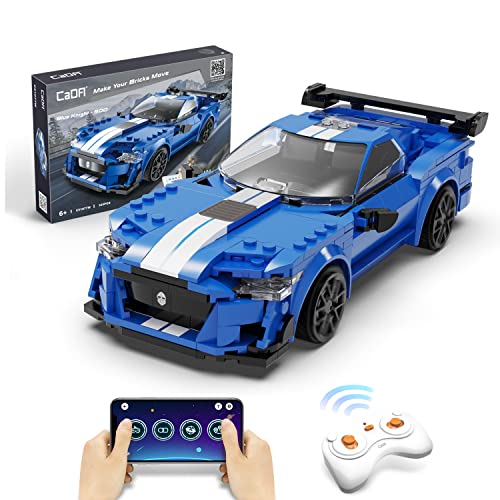 CaDA Blocks RC Ritter-500 Fahrzeug blau 325 Teile von CaDA