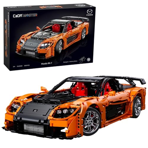 CaDA Mazda RX7 Modellauto Baukasten, 3305 Teile, Alter 12-17 Jahre von CaDA
