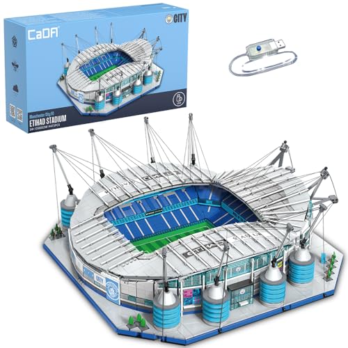CaDA C66022W Der Fußballclub Manchester City Modell,4473Teile Bausteine klemmbausteine, Bricks MOC House Building Kit mit Beleuchtung CaDA C66022W Der Fußballclub Manchester City Modell,4473Teile Bausteine klemmbausteine, Bricks MOC House Building Kit mit Beleuchtung von CaDA