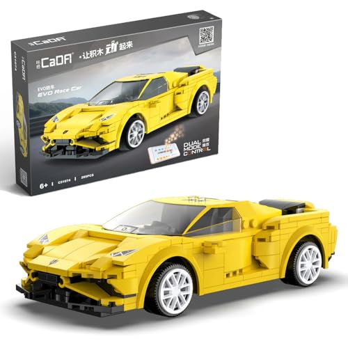 CaDA Ferngesteuertes RC EVO Race Car Blöcke 289 Elemente von CaDA