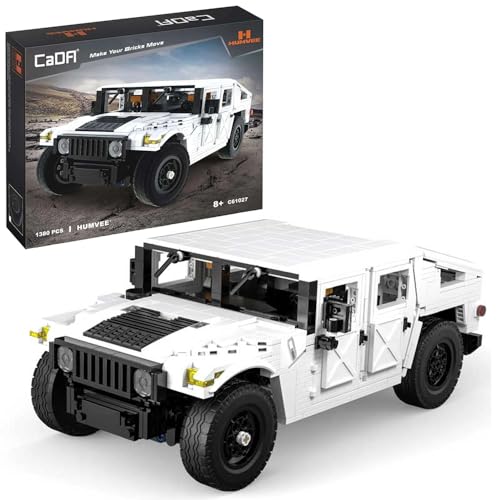CaDA Humvee SUV Auto Bausatz Baufahrzeug - 1380 Stück Blöcke von CaDA